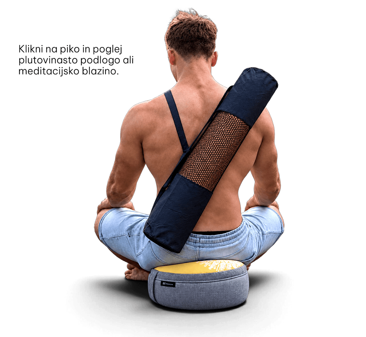 MEDITACIJSKE BLAZINE IN JOGA PODLOGA IZ NARAVNE PLUTE