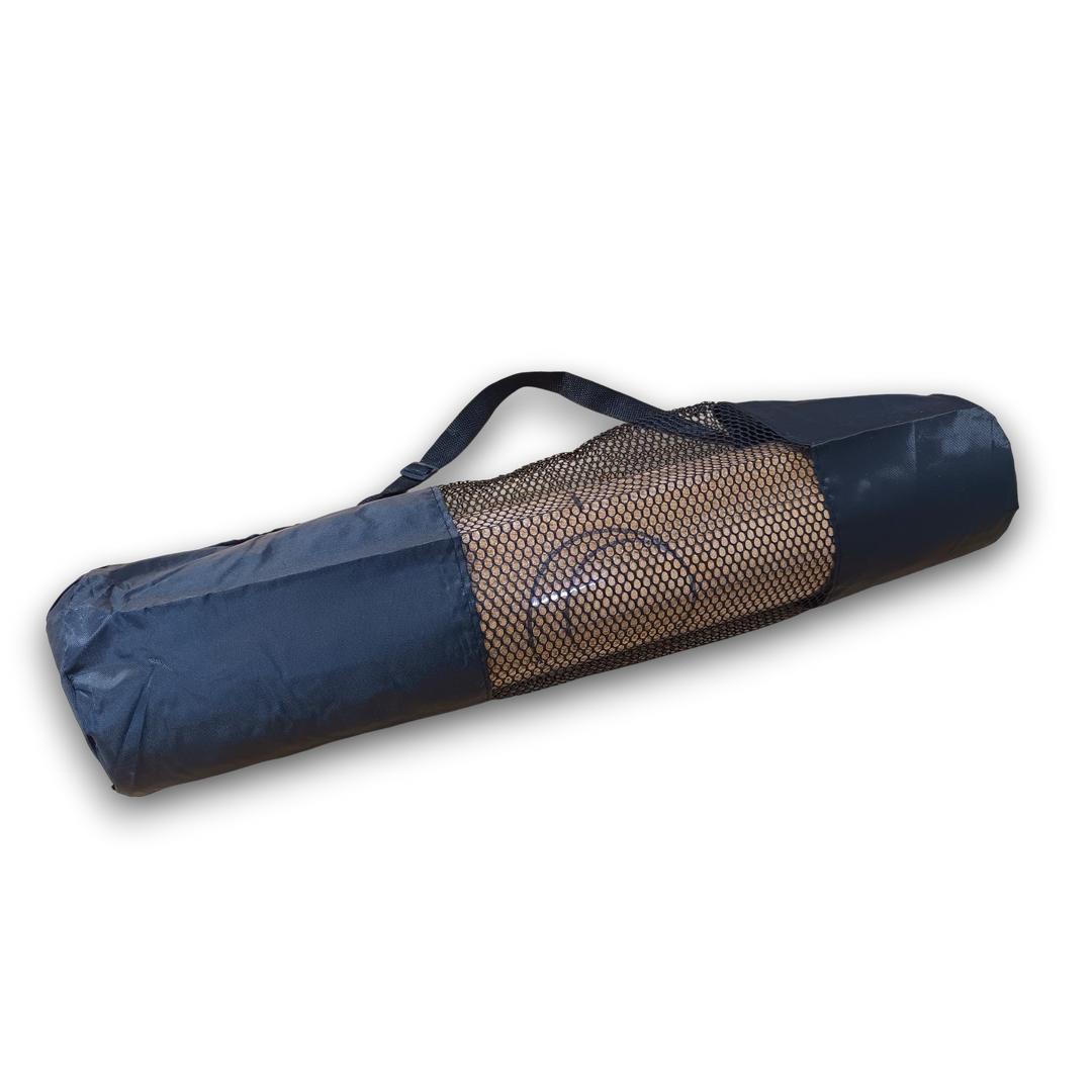 black carry bag for cork yoga mat